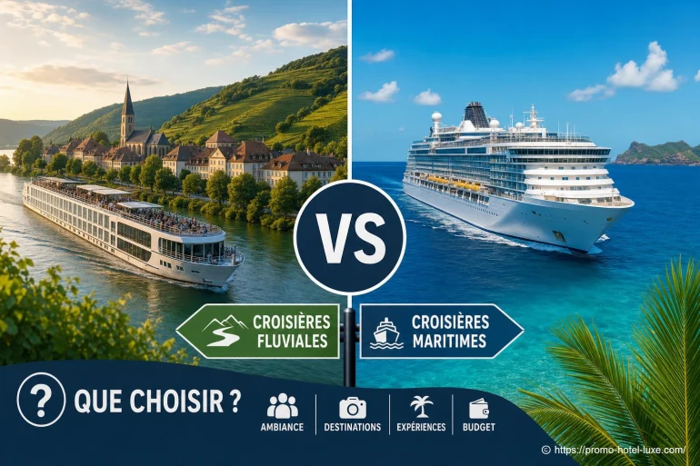 Croisières fluviales vs maritimes : que choisir pour une expérience de luxe ?