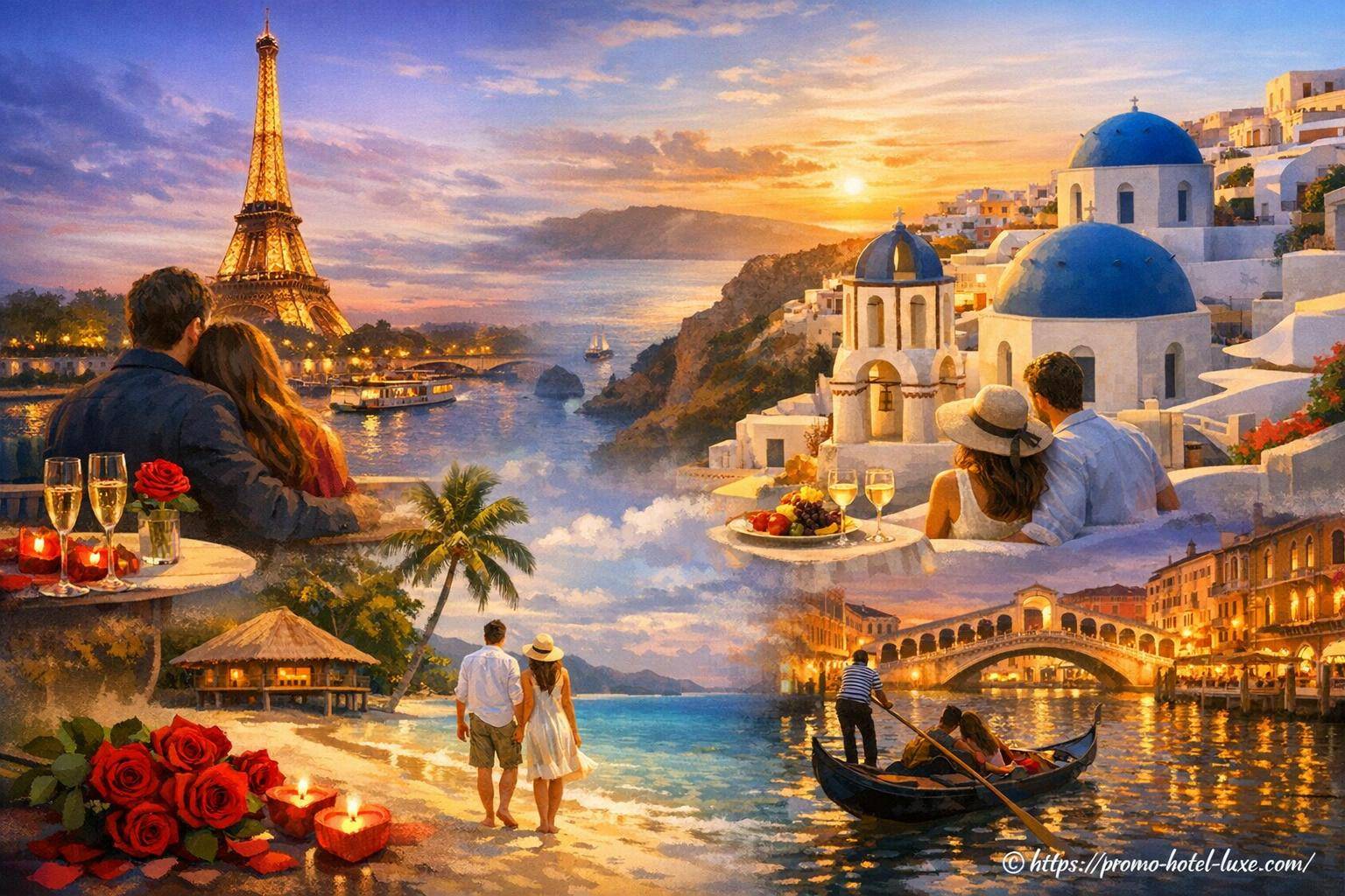 Les meilleures destinations pour une escapade romantique à découvrir